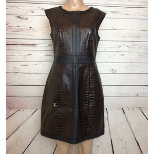 Mark by Avon Faux Croc Leather Dress Medium